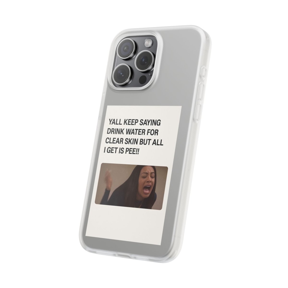 Drink Water, Pee – Handyhülle mit Flüssigkeit und Philosophie-Phone Case-True Insights
