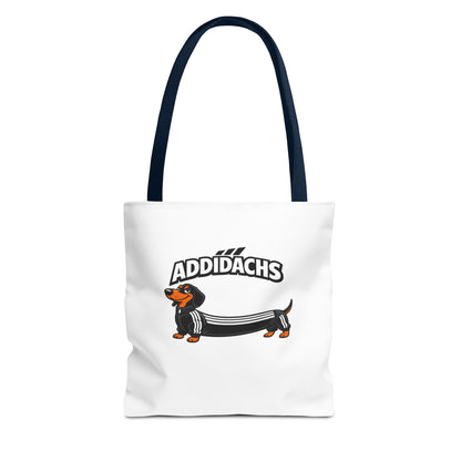 ADDIDACHS Dackel Tote Bag - Lustige Hunde Einkaufstasche für Dackelliebhaber & Hundefans