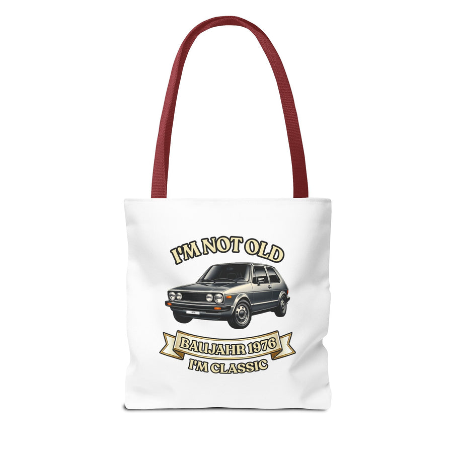 Born in 1976 Tote Bag – 50th Birthday Gift | Classic Car
