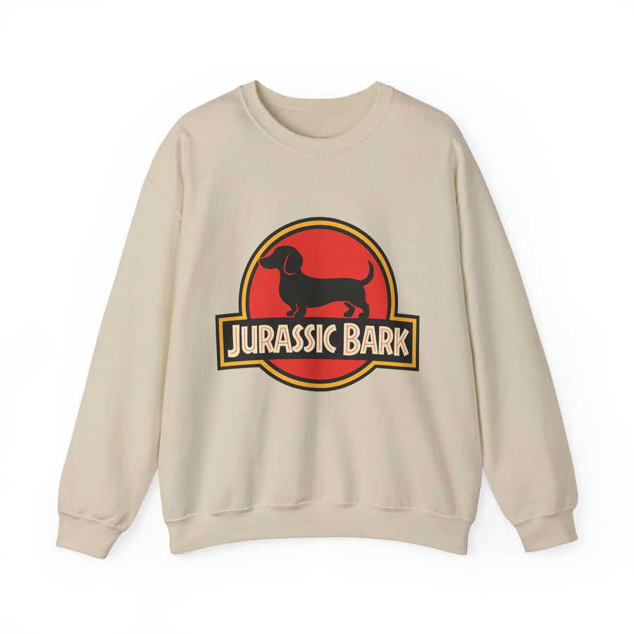Sweatshirt Jurassic Bark Parodie Teckel – Sweat humoristique pour amateurs de teckels & cinéphiles