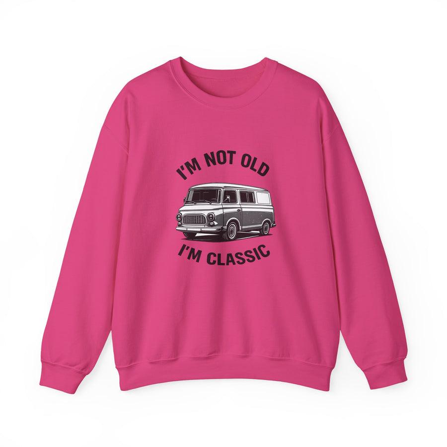 Barkas B1000 Classic Van Sweatshirt – I'm Not Old I'm Classic Geschenk für DDR-Oldtimer-Fans