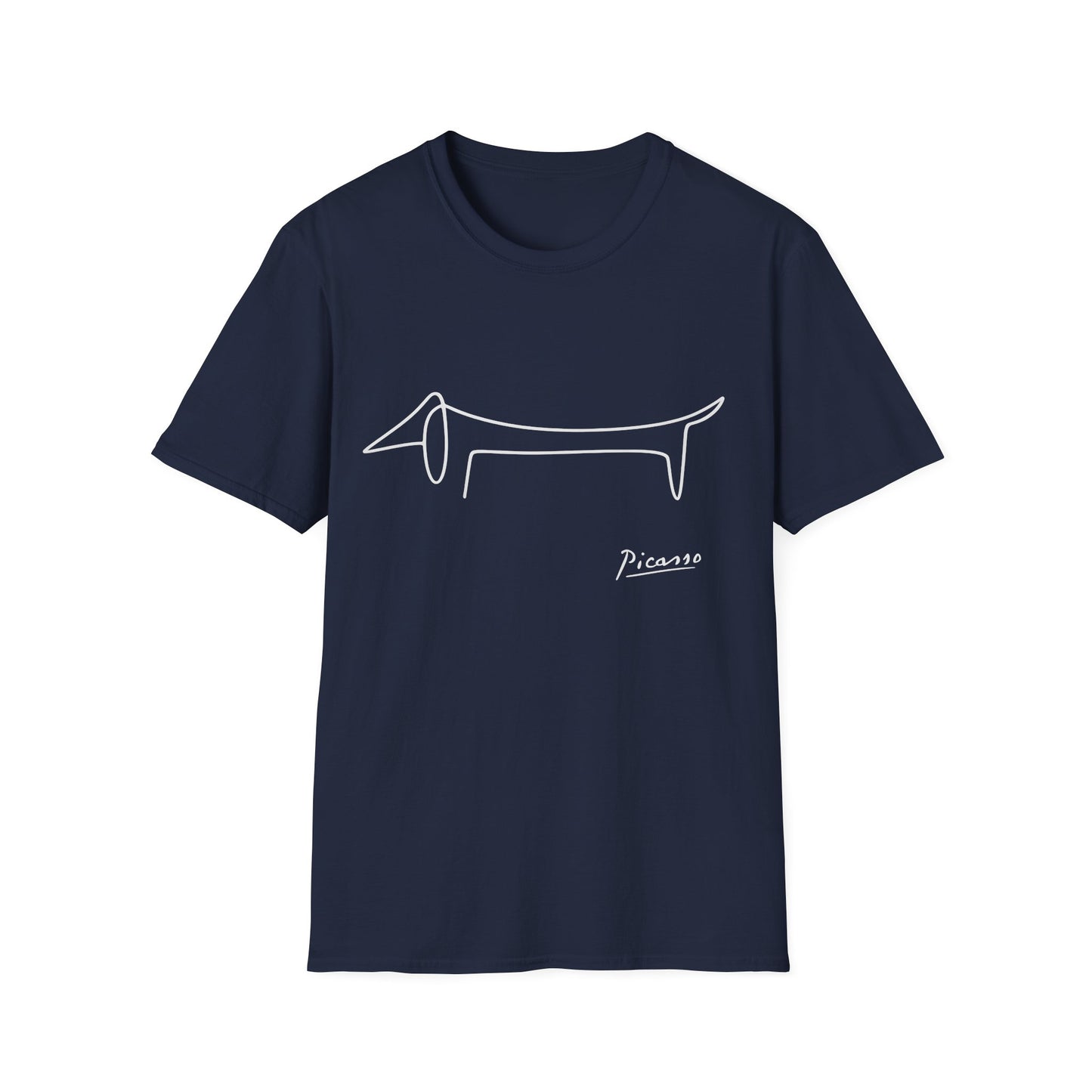 Picasso Dackel T-Shirt – Das edle Geschenk für Dackel-Besitzer