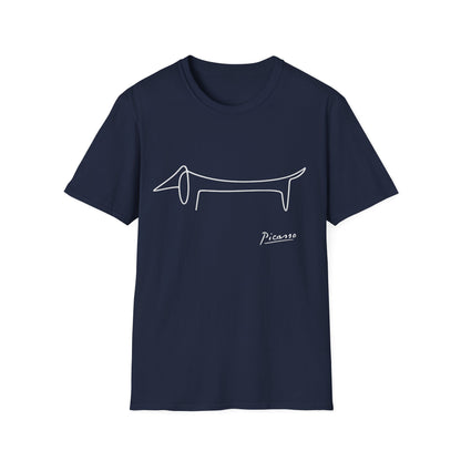Picasso Dackel T-Shirt – Das edle Geschenk für Dackel-Besitzer