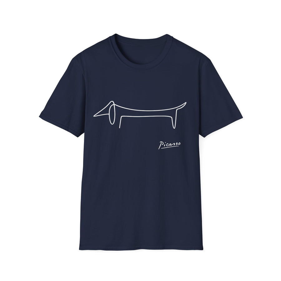 Picasso Dackel T-Shirt – Das edle Geschenk für Dackel-Besitzer