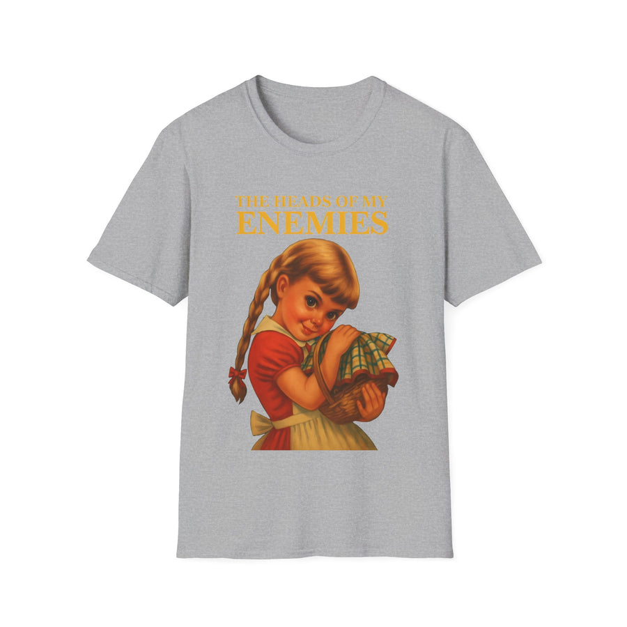 T-shirt satirique The Heads of My Enemies - Humour noir design rétro