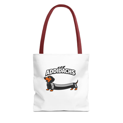ADDIDACHS Dackel Tote Bag - Lustige Hunde Einkaufstasche für Dackelliebhaber & Hundefans