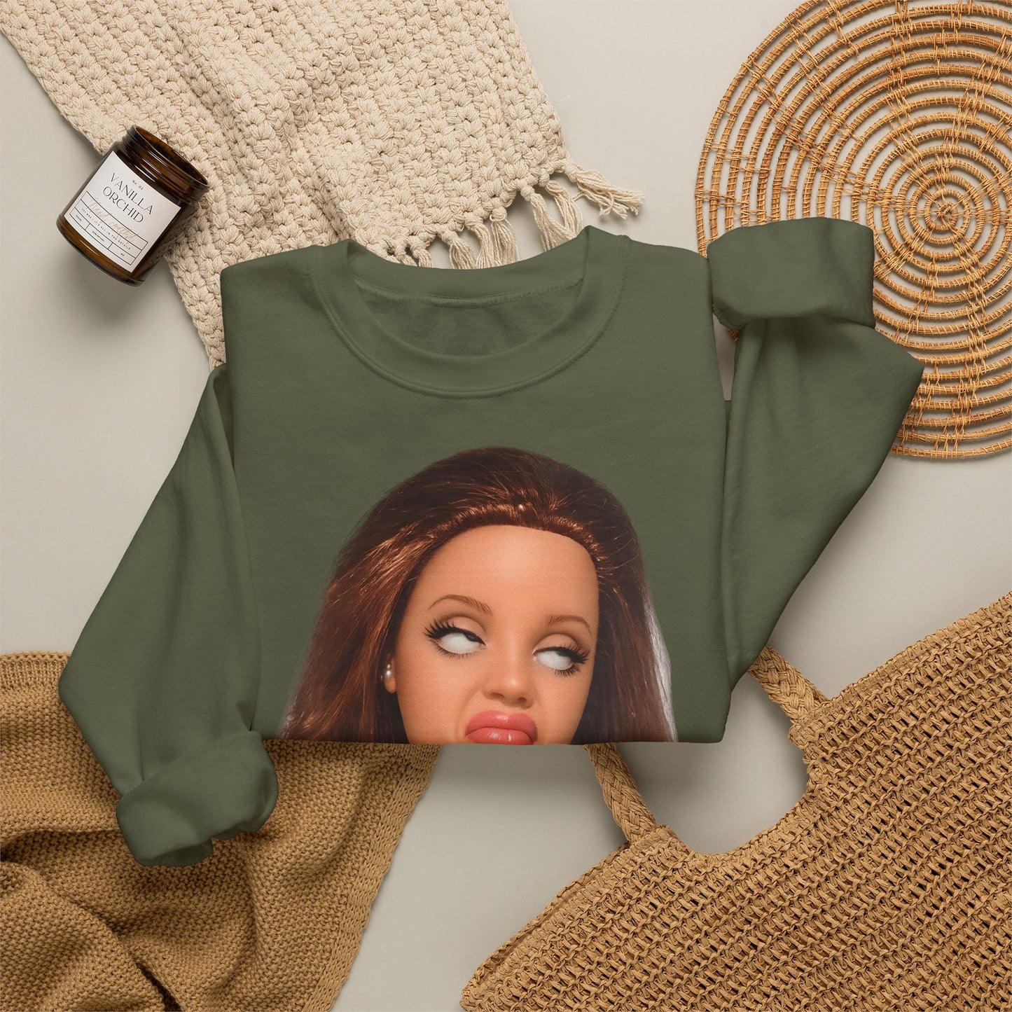 Lustiges Puppen-Gesicht T-Shirt | Genervter Blick Meme Shirt | Ironisches Statement Geschenk für Frauen