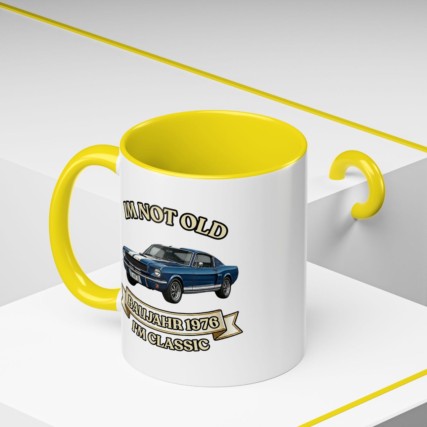 Tasse Baujahr 1976 - I'm Not Old I'm Classic - Oldtimer Muscle Car Kaffeetasse zum 50. Geburtstag