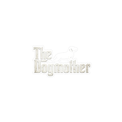 The Dogmother Sticker - Dackel Aufkleber für Hundemamas | Lustiges Geschenk Der Pate Parodie