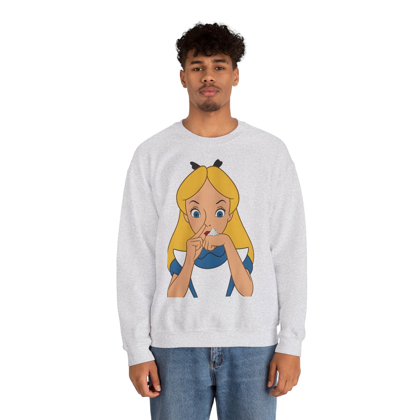 Sweatshirt – Satire Sweatshirt – "Alice im Rausch" Pop-Art Design | True Insights Design mit Humor