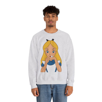 Sweatshirt – Satire Sweatshirt – "Alice im Rausch" Pop-Art Design | True Insights Design mit Humor
