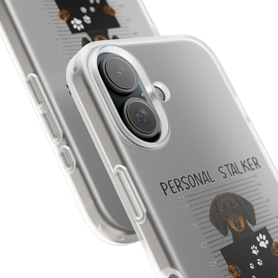 True Insights Handyhülle Dackel Personal Stalker Design als witziges Accessoire im Alltag