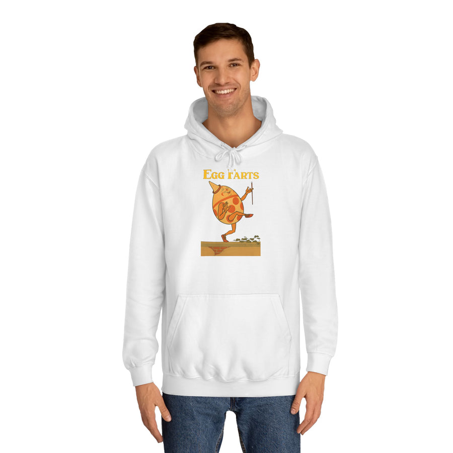 True Insights Egg Farts Hoodie – Surreales Retro-Ei-Motiv