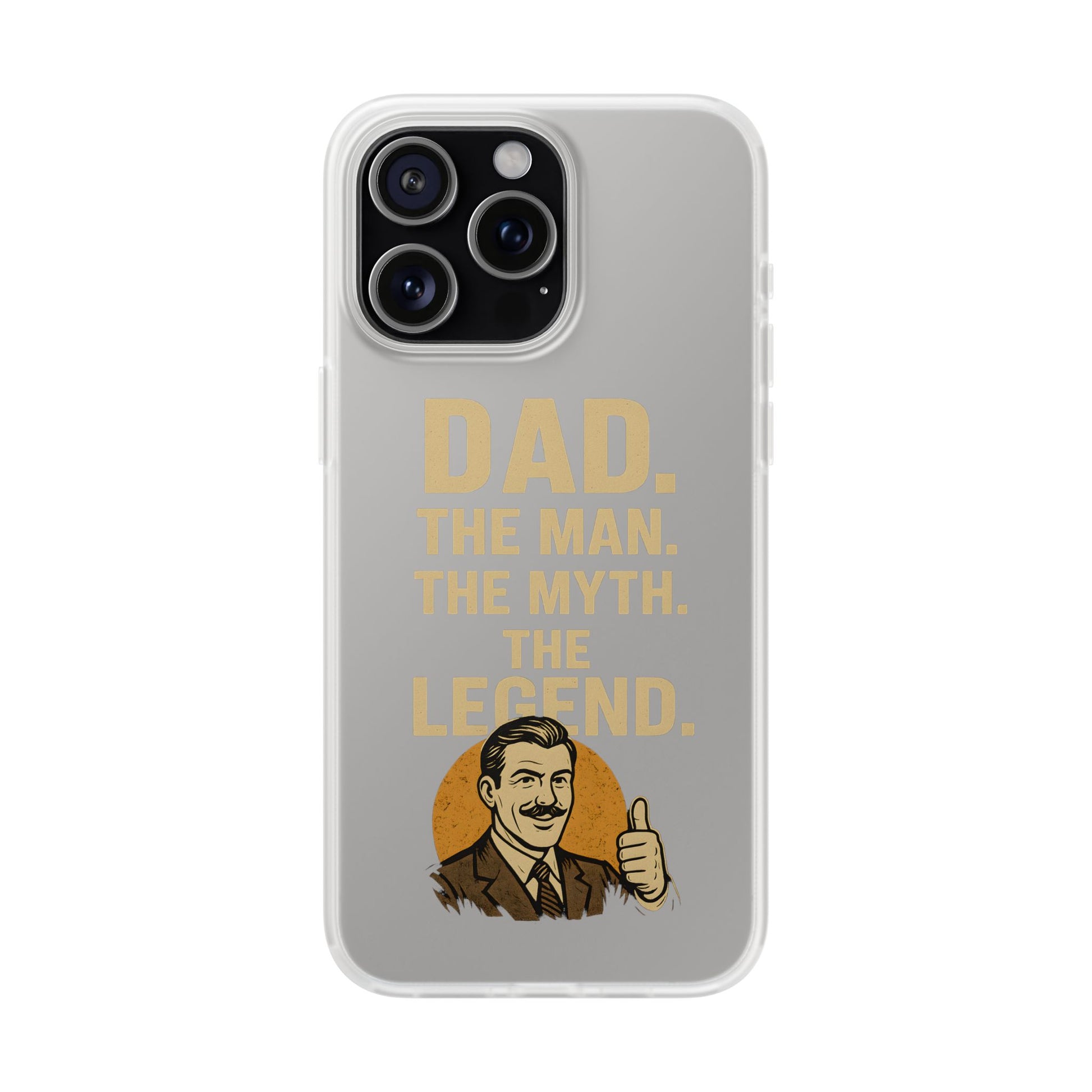 Papa Handyhülle – DAD. THE MAN. THE MYTH. THE LEGEND. – Geschenk für Väter – Retro Design-Phone Case-True Insights