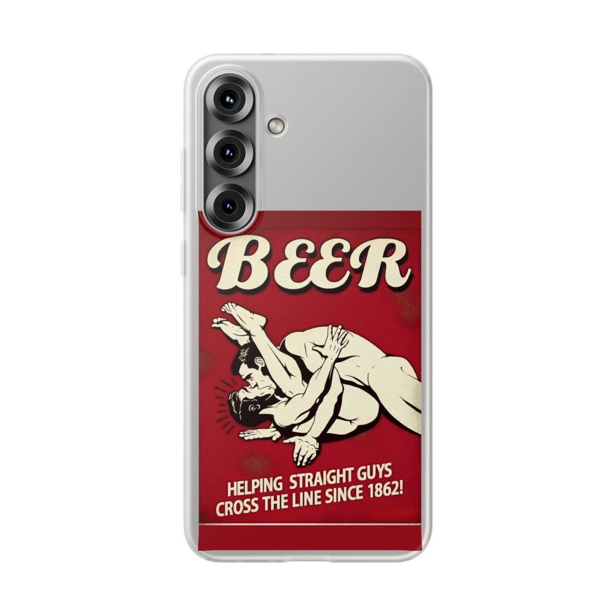 Helping Straight Guys Handyhülle – Retro Bier-Spruch als Design-Statement | Lustiges LGBTQ-Motiv-Phone Case-True Insights