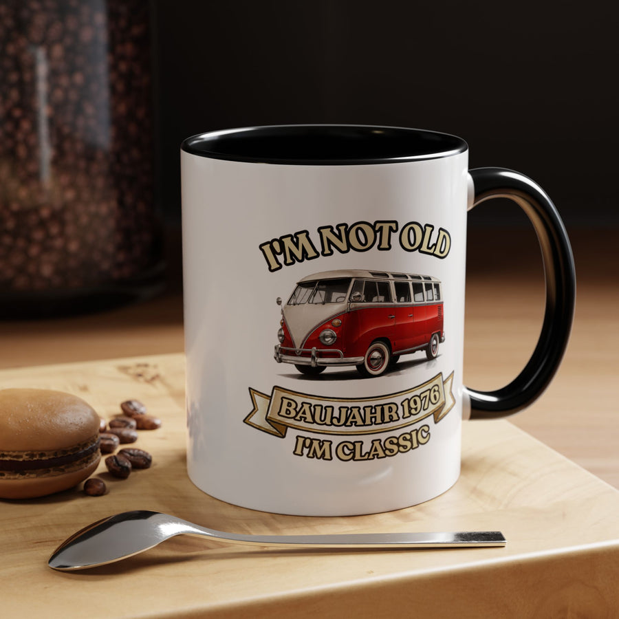 Born in 1976 Mug – 50th Birthday Gift | VW Bus