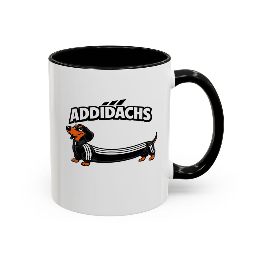 Mug Teckel Rigolo 'ADDIDACHS' - Tasse Chien Sportif pour Amoureux des Teckels