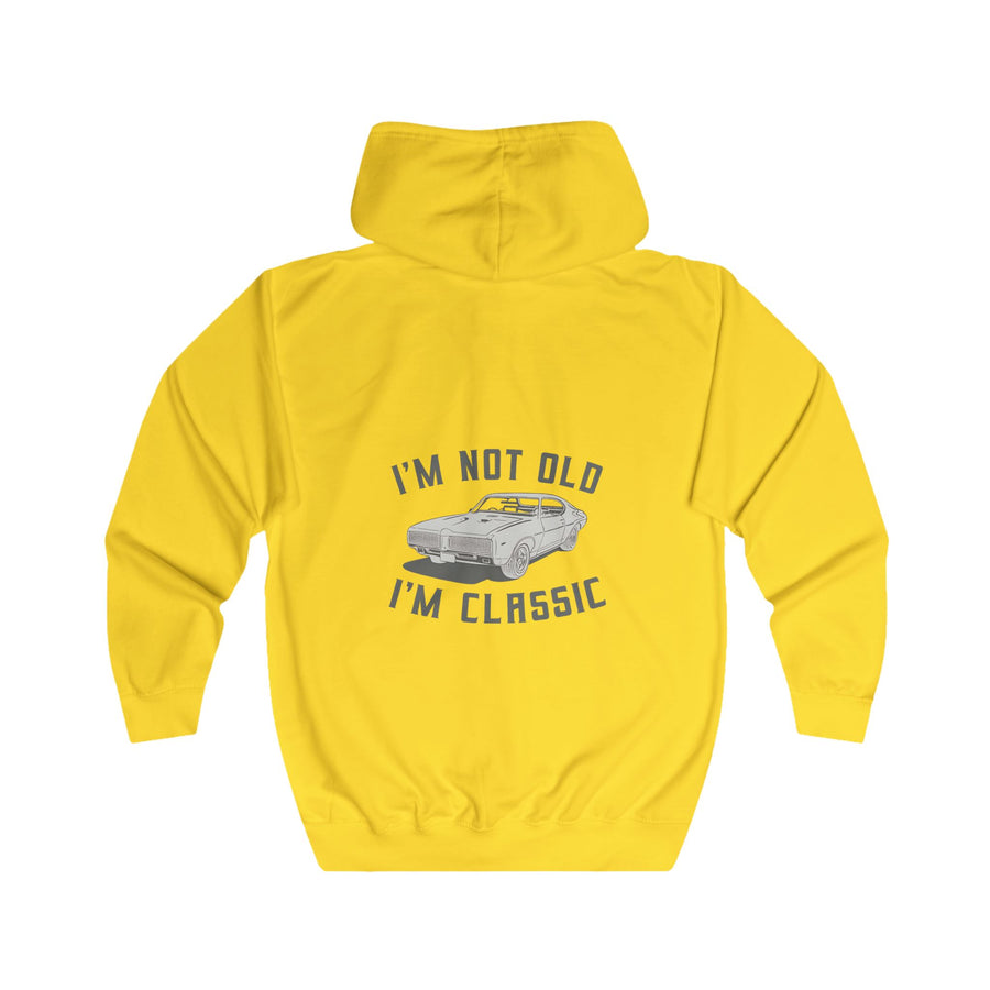 Classic Muscle Car Zip-Hoodie – I'm Not Old I'm Classic Geschenk für Autofans