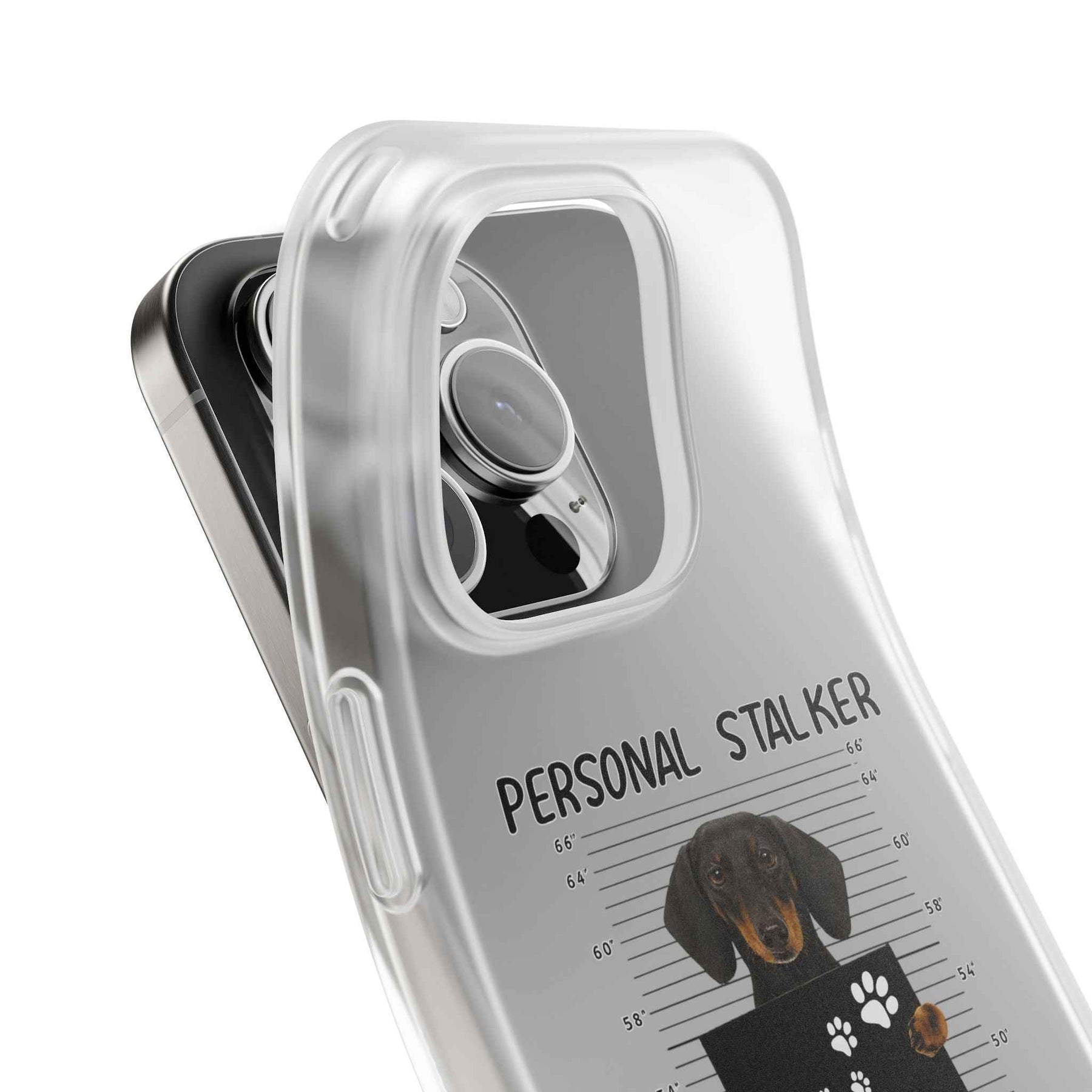 Dachshund Phone Case - Personal Stalker Design, Dog Lover Gift, Funny Pet Accessory, Cute Dog Case, Animal Lover Phone Cover