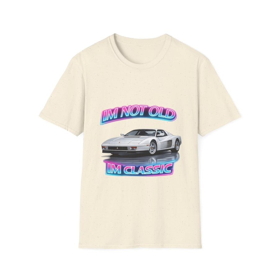 I'm Not Old I'm Classic | T-Shirt Miami Vice | T-Shirt Rétro Ferrari Testarossa