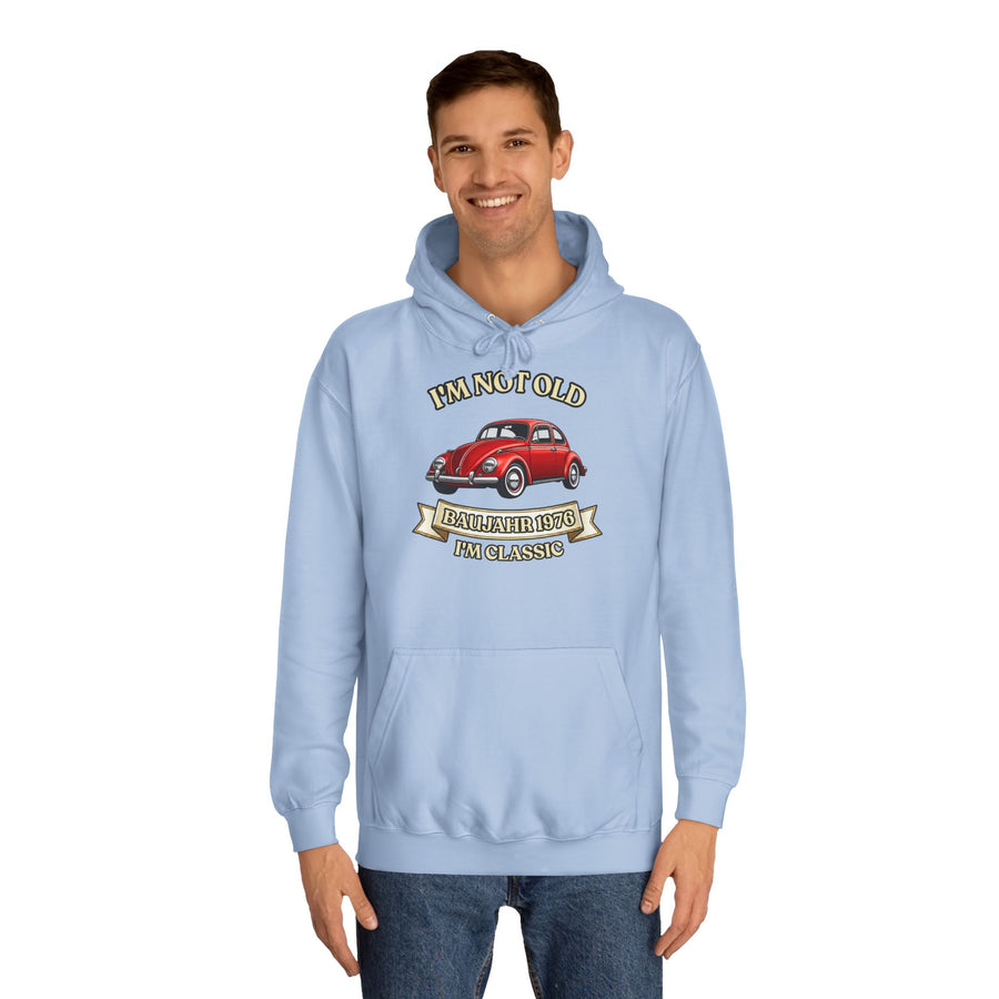 Born in 1976 Hoodie – 50th Birthday Gift | VW Beetle