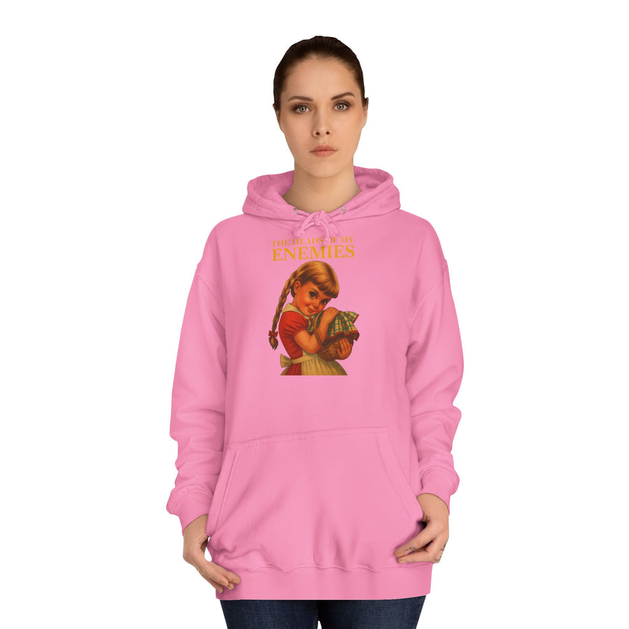 True Insights The Heads of My Enemies Hoodie – Retro-Satire im Kinderbuch-Stil