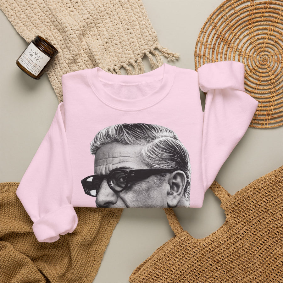 True Insights Sweatshirt Aristoteles Onassis Porträt, gemütlicher Vintage Legenden Pullover Unisex Lifestyle