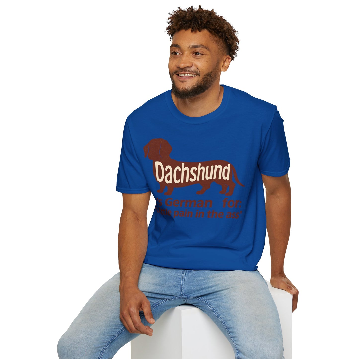 Dachshund: Little pain in the ass | Vintage Look für Hundefans mit Humor – Lustiges T-Shirt | True Insights – Bild 32