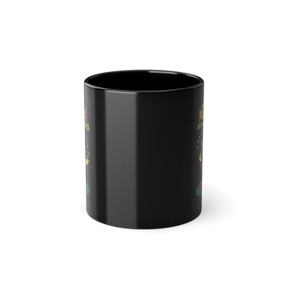 Ein Schluck Realität zum Frühstück. Schwarzer Kaffee trifft schwarzen Humor – ganz ohne Feenfilter.-Mug-True Insights