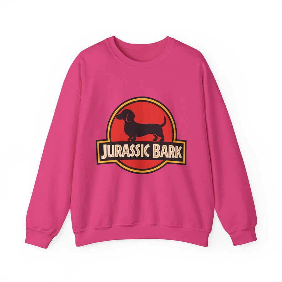 Sweatshirt Jurassic Bark Parodie Teckel – Sweat humoristique pour amateurs de teckels & cinéphiles