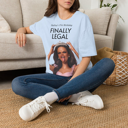 Personalisiertes Geburtstags-Shirt mit Wunschname – Freche Prinzessin, lustiges Geschenk für Sie, Party Statement Shirt