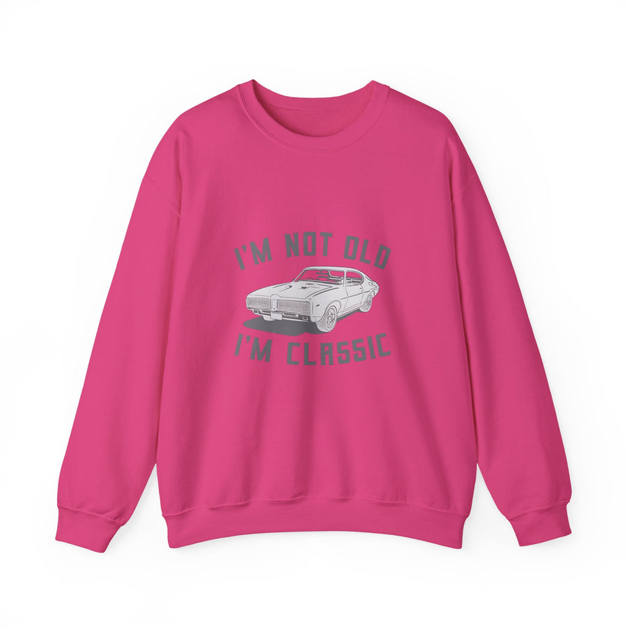 Classic Muscle Car Sweatshirt – I'm Not Old I'm Classic Geschenk für Autofans