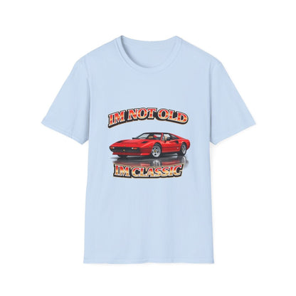 I'm Not Old I'm Classic | Magnum P.I. T-Shirt | Ferrari 308 GTS Retro Shirt