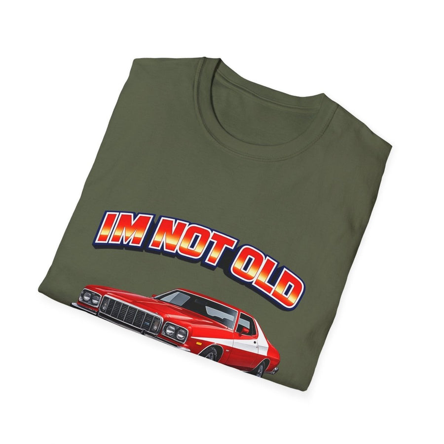 True Insights T-Shirt Im Not Old Im Classic Retro Muscle Car Print im Alltag kombiniert