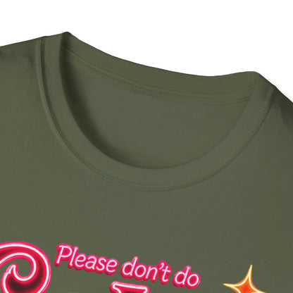 Please Don't Do Coke in the Bathroom – Neon Disco Shirt
