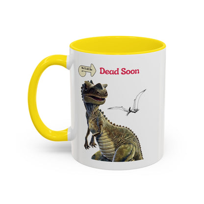 We'll All Be Dead Soon T-Shirt Unisex – Lustiges Dinosaurier Statement Shirt mit Flugsaurier, Sarkasmus & Nihilismus