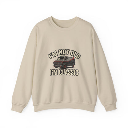 I'm Not Old I'm Classic Sweatshirt – Retro Van Kult-Motiv 80er Geschenk für Männer & Oldtimer-Fans
