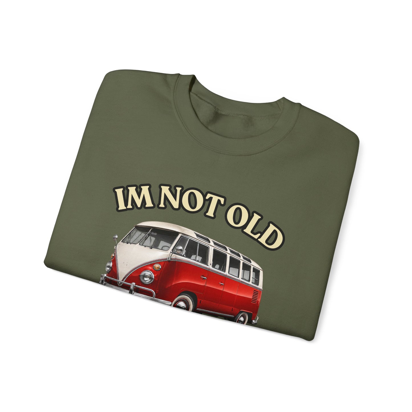 Sweatshirt Baujahr 1976 - I'm Not Old I'm Classic - Retro Bulli Bus - 50. Geburtstag Geschenk