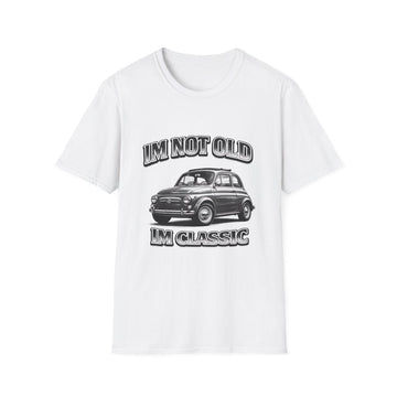 True Insights T-Shirt I'm Not Old I'm Classic italienischer Oldtimer Retro Motiv in Weiß