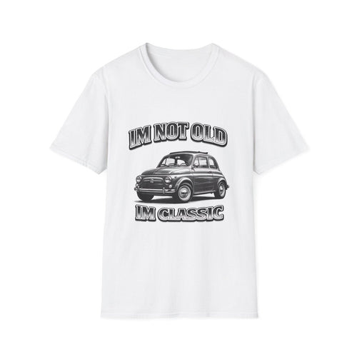 True Insights T-Shirt I'm Not Old I'm Classic italienischer Oldtimer Retro Motiv in Weiß