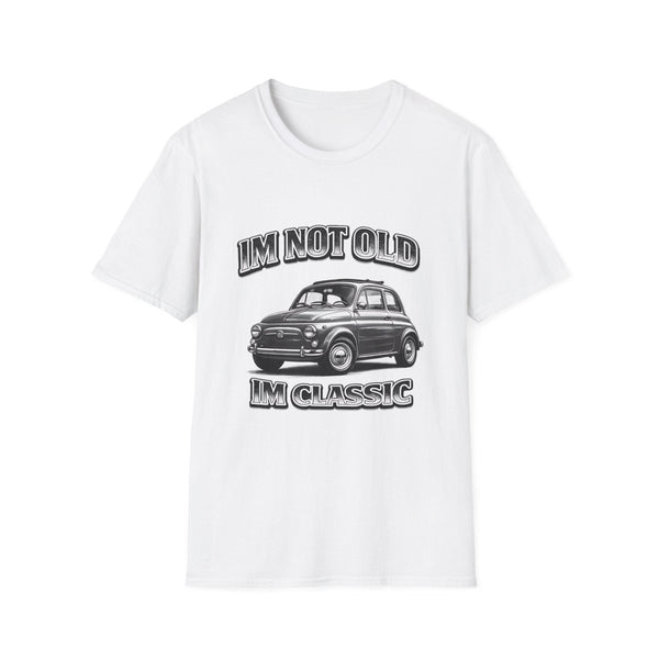 True Insights T-Shirt I'm Not Old I'm Classic italienischer Oldtimer Retro Motiv in Weiß