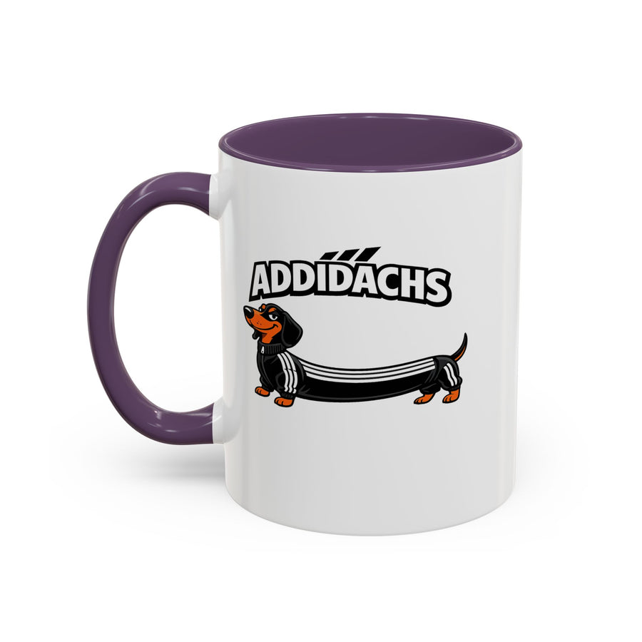 Mug Teckel Rigolo 'ADDIDACHS' - Tasse Chien Sportif pour Amoureux des Teckels