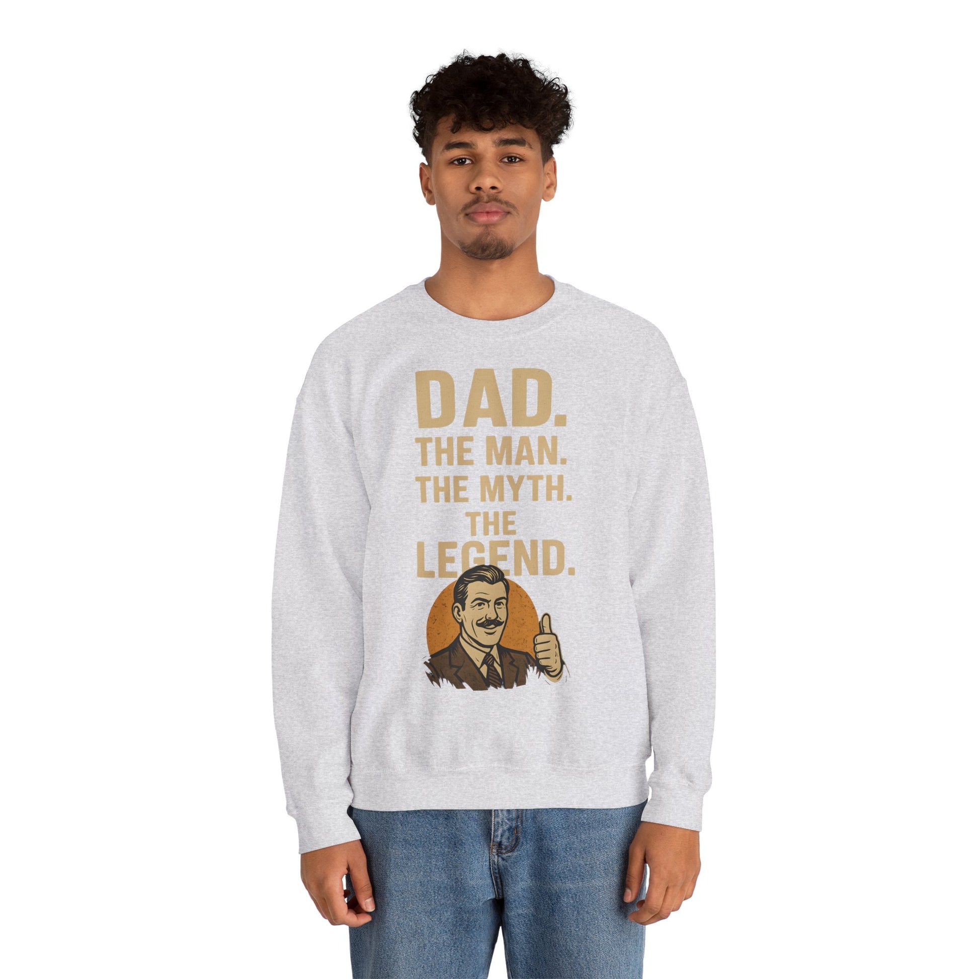 Sweatshirt – DAD. THE MAN. THE MYTH. THE LEGEND. - Sweatshirt für echte Legenden | True Insights Design mit Humor