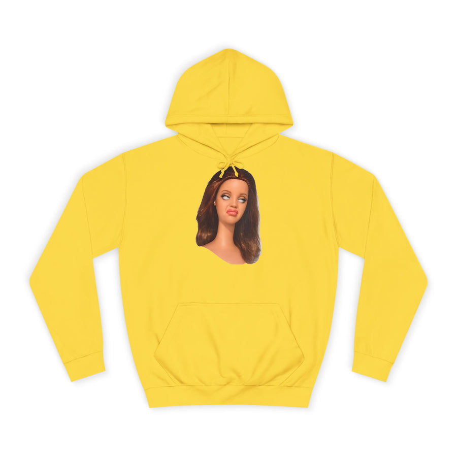 Funny Doll Meme Hoodie | Annoyed Face | Sarcastic Barbie Face Hoodie for Women