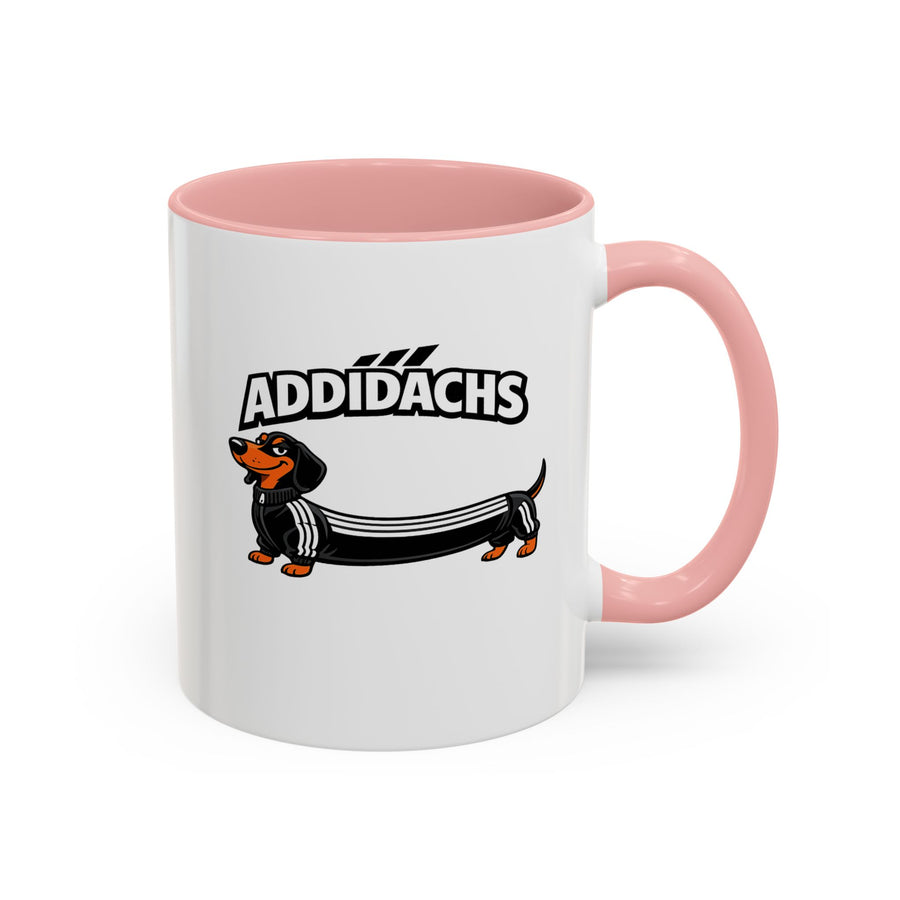 Mug Teckel Rigolo 'ADDIDACHS' - Tasse Chien Sportif pour Amoureux des Teckels