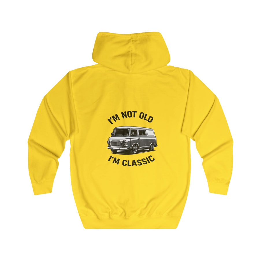 Barkas B1000 Classic Van Zip-Hoodie – I'm Not Old I'm Classic Geschenk für DDR-Oldtimer-Fans