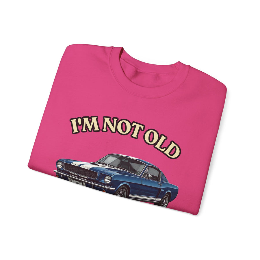 Geschenk zum 50. Geburtstag – Sweatshirt Jahrgang 1976 Muscle Car