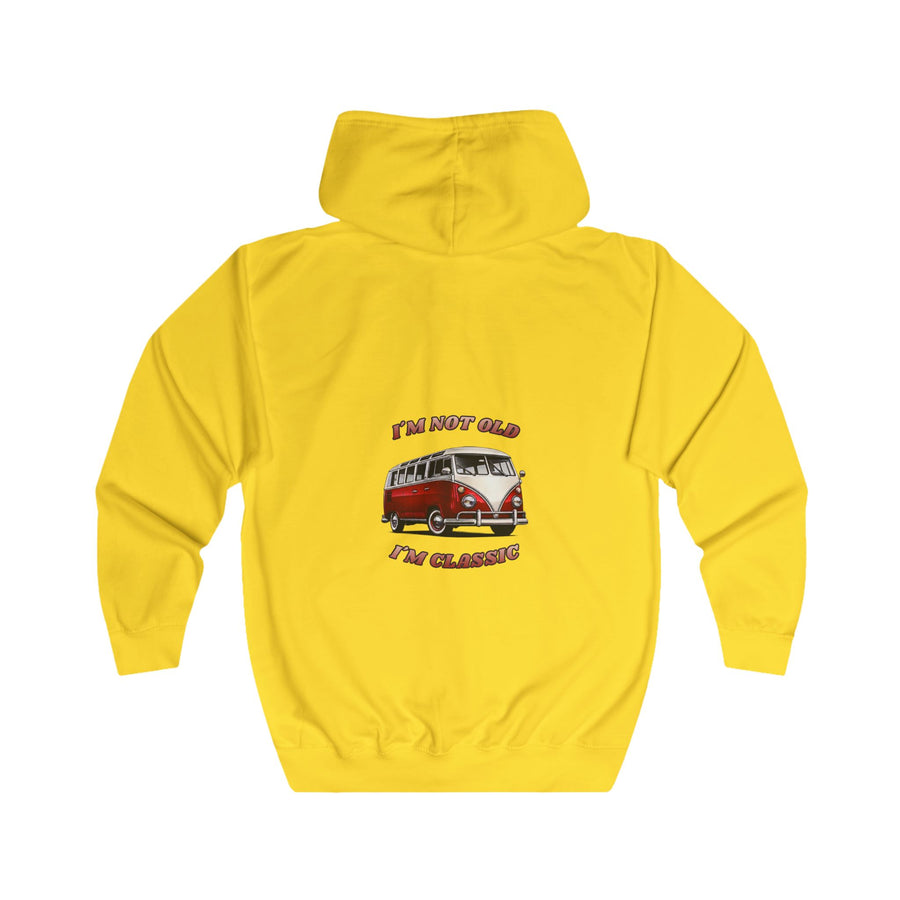 True Insights VW Bulli T1 Samba Zip-Hoodie – I'm Not Old I'm Classic Geschenk