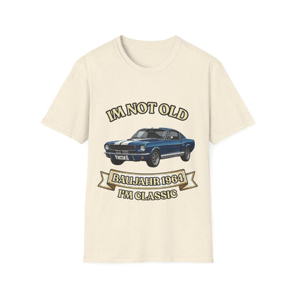 Jahrgang 1964 T-Shirt Oldtimer I'm Not Old I'm Classic  Geschenk zum 62. Geburtstag Mann Retro Kultauto Klassiker Vintage Auto True Insights