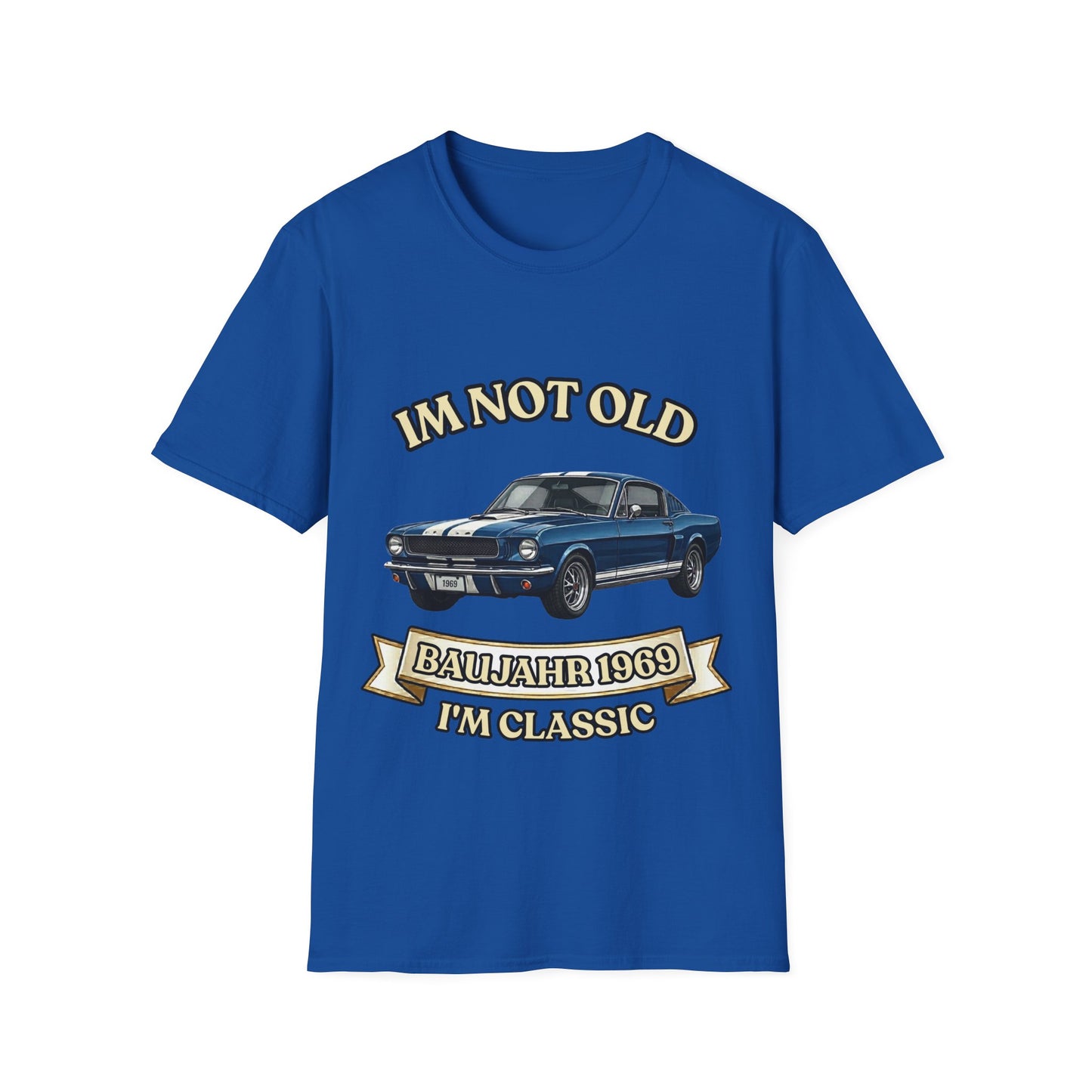 Jahrgang 1969 T-Shirt Oldtimer I'm Not Old I'm Classic  Geschenk zum 57. Geburtstag Mann Retro Kultauto Klassiker Vintage Auto True Insights